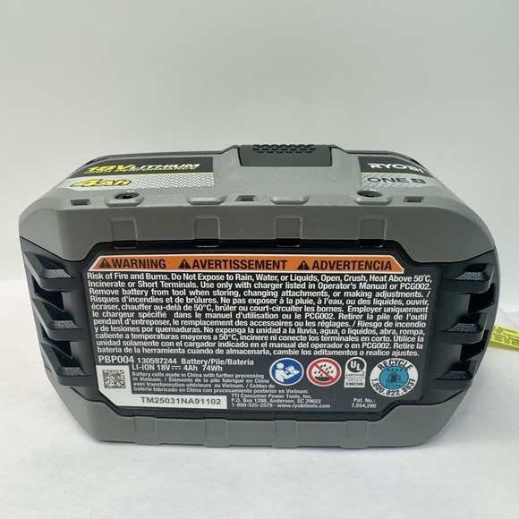 Ryobi One+ 4Ah 18V Lithium-ion High Performance Battery PBP004 - Picture 7 of 7